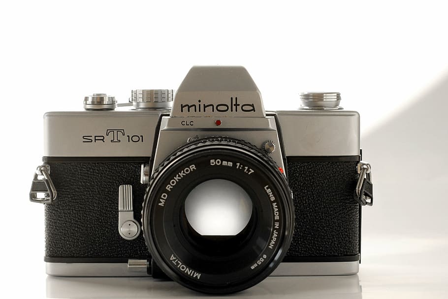 camera, analog, minolta, nostalgia, old, old camera, photograph, retro, photography, photo camera