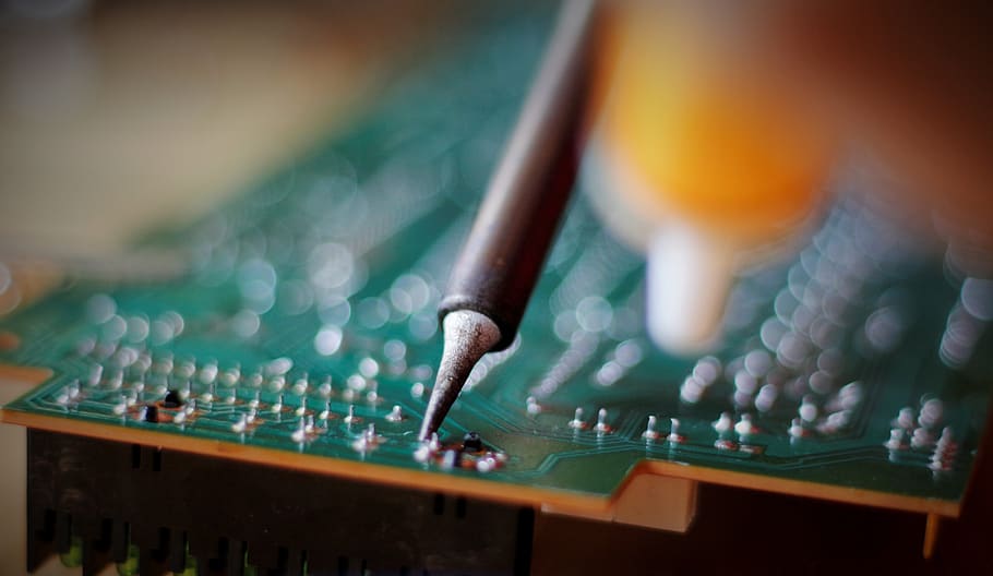 solder, printed circuit boards, macro, motherboard, chip, datailaufnahme, hardware, computer, electrical engineering, solder joint