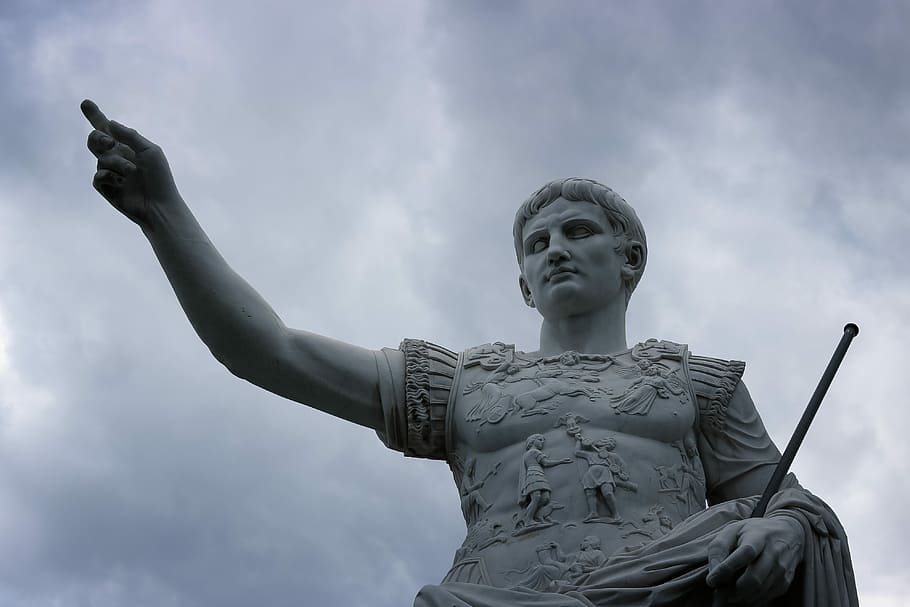 estatua de Julio César, Caesar Palace, Las Vegas, Resort, Ángel, casino, entretenimiento, atracción, romano, real