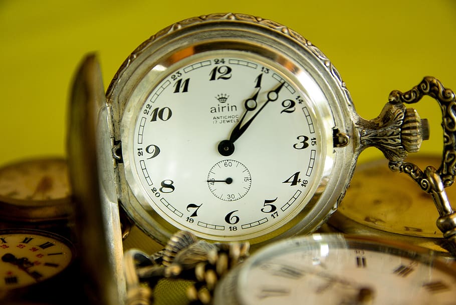 포켓 시계, 벼룩 시장, 시간, 포인트, 시계, 시각, 손목 시계, 번호, 악기, 정확성