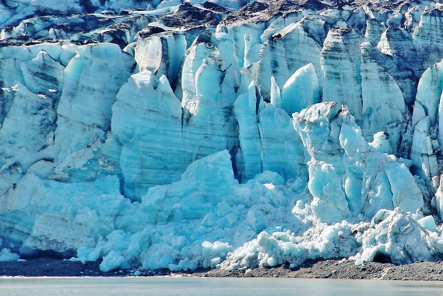 alaska, crucero, iceberg, mar, naturaleza, glacial, hielo, temperatura fría, glaciar, invierno