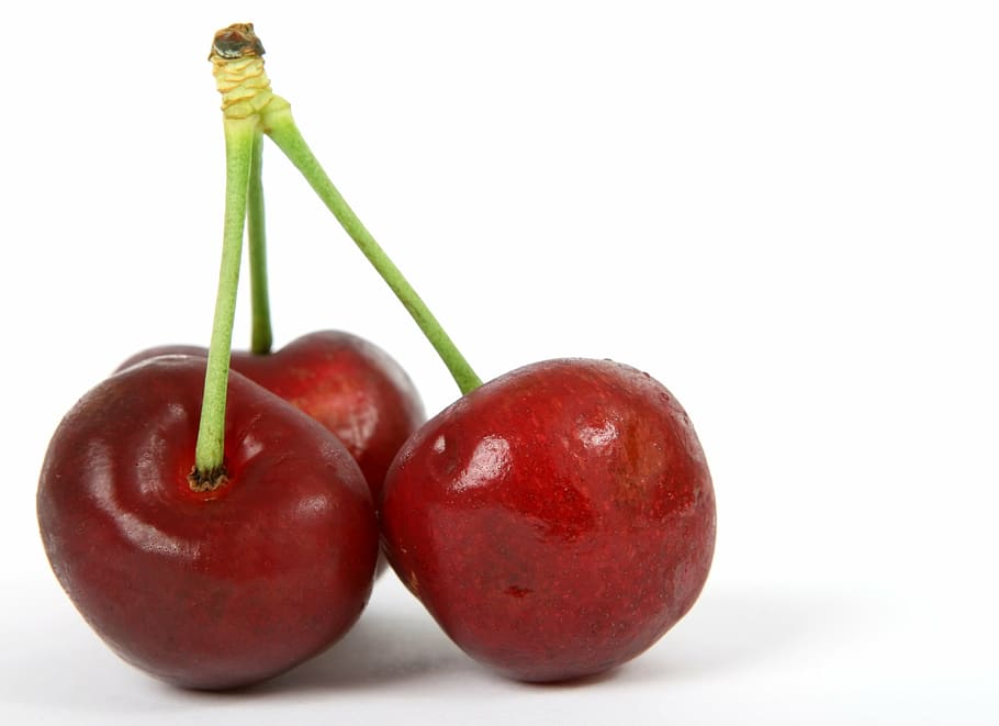 red cherries, berry, breakfast, cherry, closeup, color, colorful, colour, copy, delicious