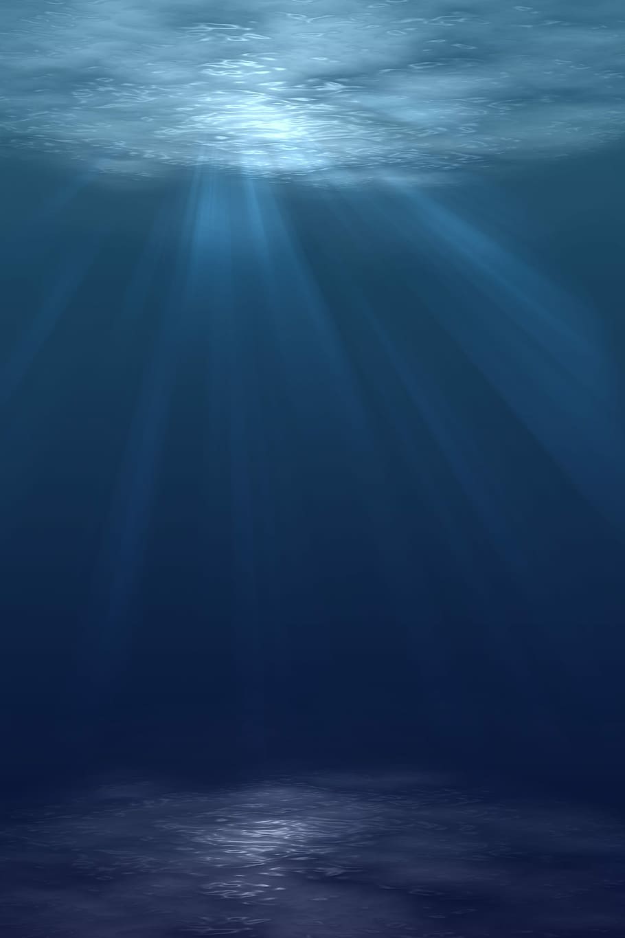 deep sea photo, nature, sea, ocean, water, sunlight, waves, dark, storm, blue