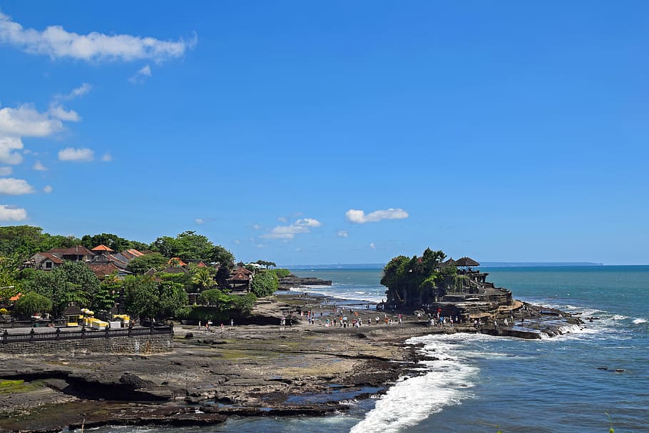 Bali, Indonesia, Travel, Temple, tanah lot, view, panorama, water temple, tradition, religion