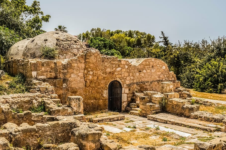 hammam, ottoman, architecture, remains, paphos, cyprus, history, the past, built structure, ancient