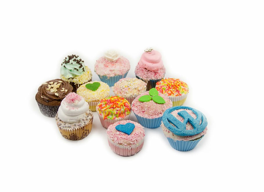 cupcakes, sweets, sweet, bakery, delicious, cream, design, cupcake, dessert, sweet food
