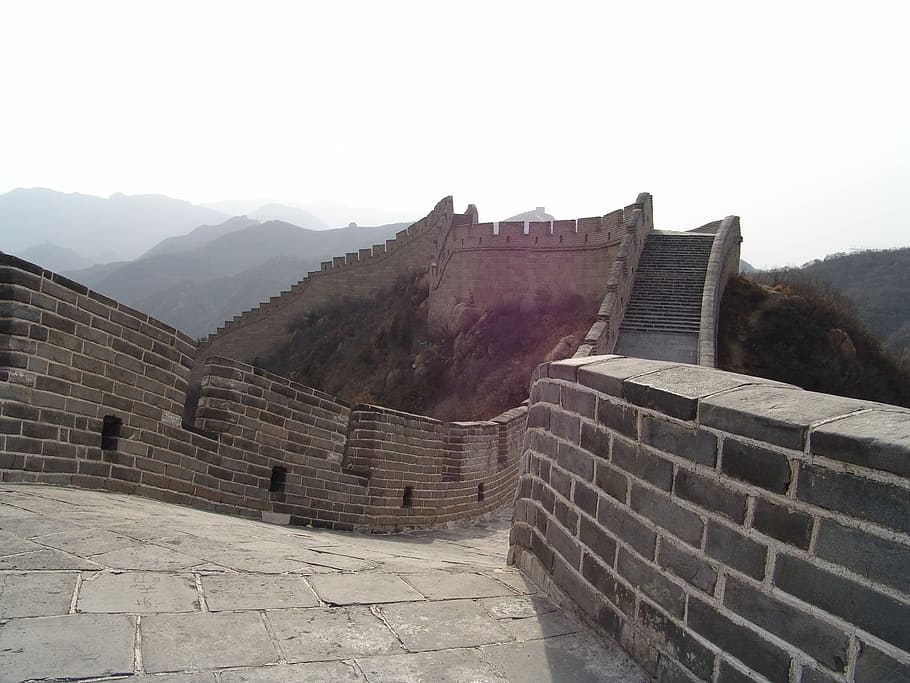 中国, 壁, 北京, 万里の長城, アジア, 興味の場所, 国境, 世界遺産, ユネスコ, 国境の壁