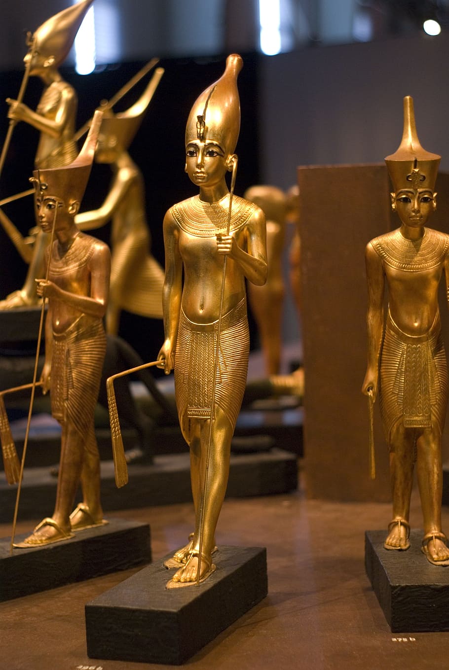 grave, tutankhamun, egypt, human representation, statue, sculpture, art and craft, representation, gold colored, male likeness