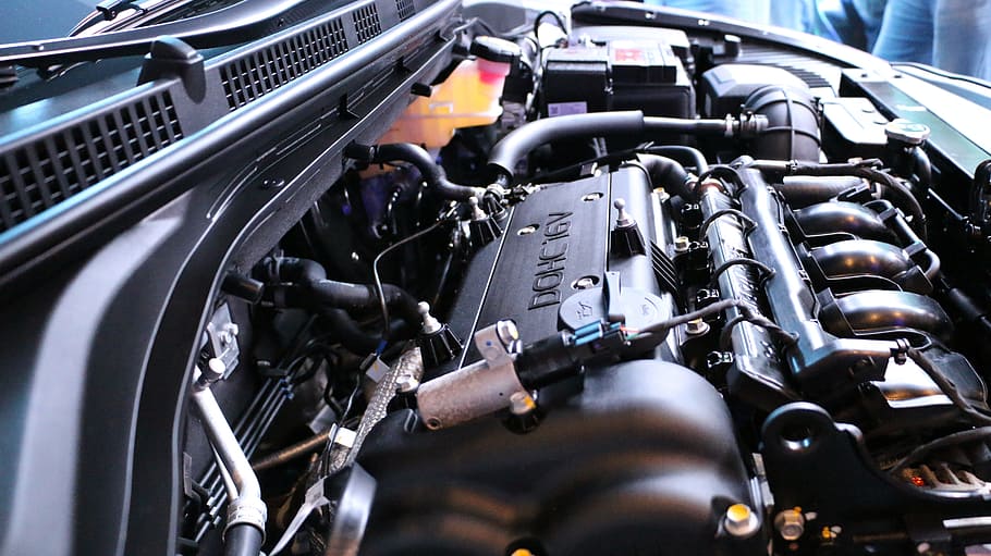 gray, black, vehicle engine, close-up photo, engine, cars, speed, automotive, workshop, vehicle