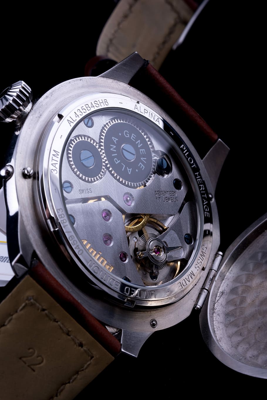 Watch, Jewel, Dial, Time, Minute, silver, clockwork, wrist watch, belt, leather strap