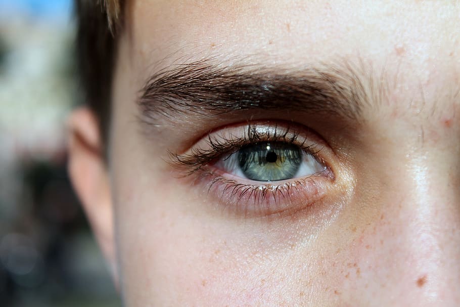person, green, eyes, eye, blue, face, guy, eyelashes, eyebrows, human eye |  Pxfuel