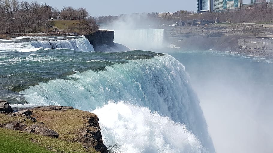 niagara falls, waterfall, water, wet, flow, flowing, nature, beauty in nature, scenics - nature, power