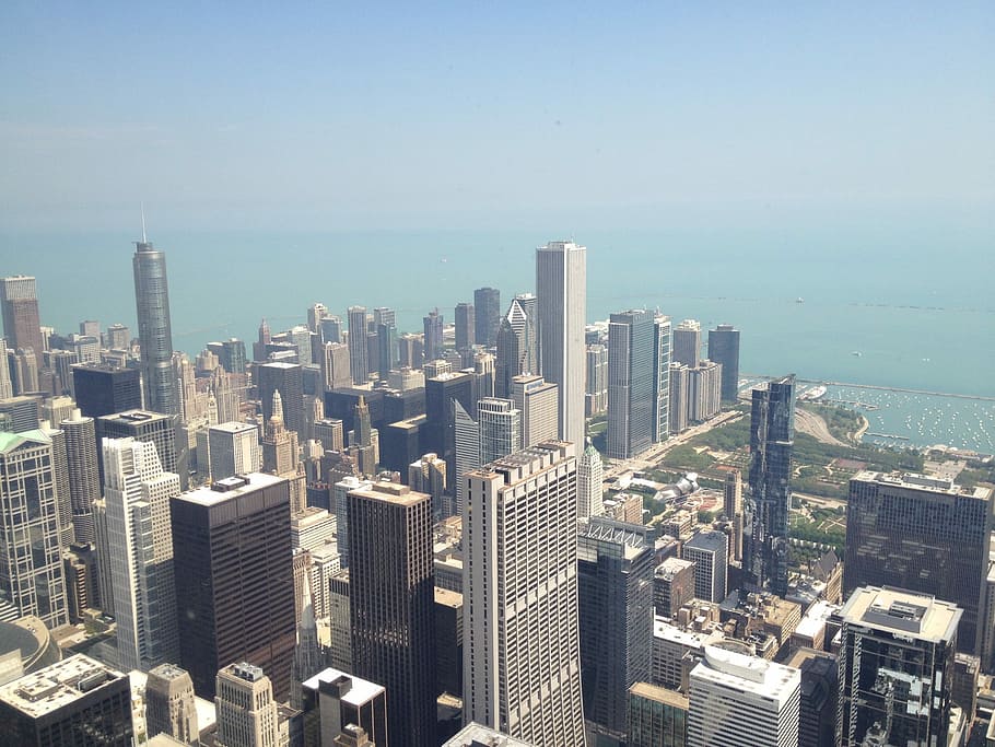 Chicago Skyline, Willis Tower, Chicago, arquitectura, horizonte, ciudad, paisaje urbano, torre, rascacielos, edificio