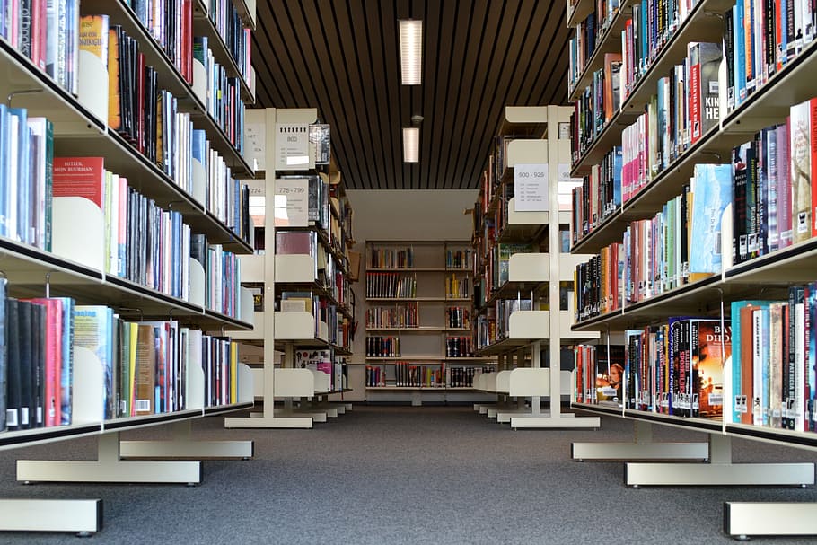 books, library, read, bookmarks, bookshelf, symmetry, book, education, shelf, university