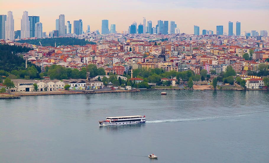 balat, estuary, istanbul, turkey, buildings, city, loneliness, architecture, anatolia, transportation