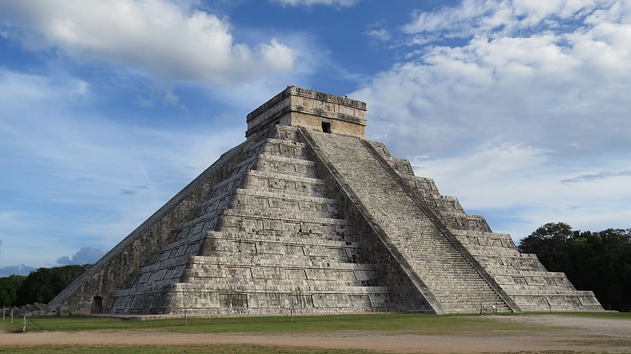 pirámide, viajes, antiguo, piedra, cielo, arqueología, templo, turismo, mexica, ruina