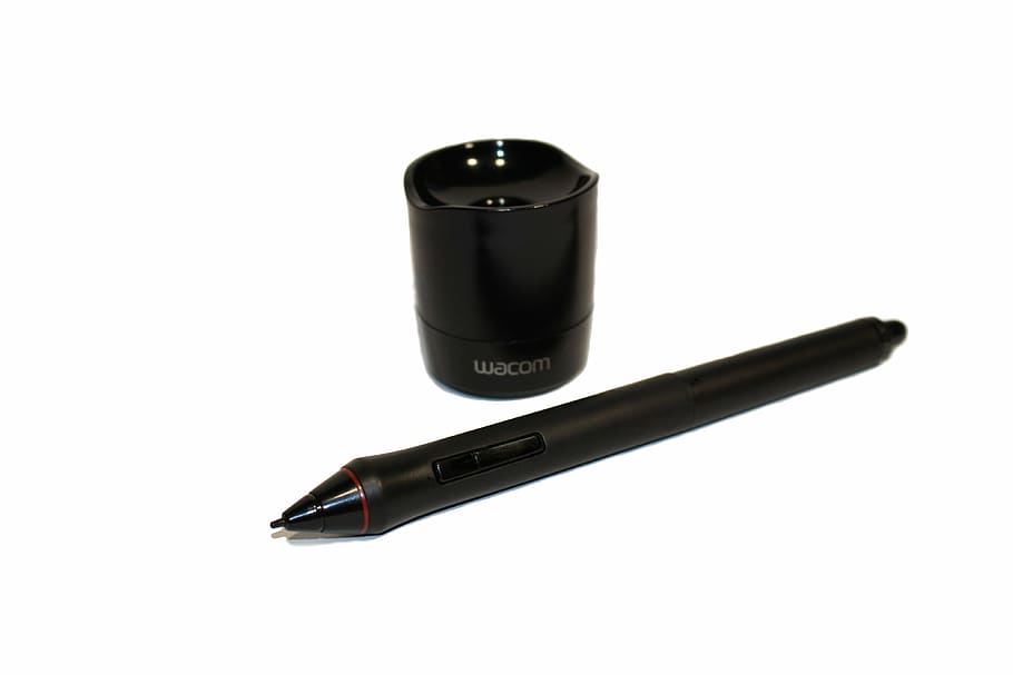 wacom, accessories, graphics, graphic pen, pen, writing, white background, studio shot, writing instrument, fountain pen