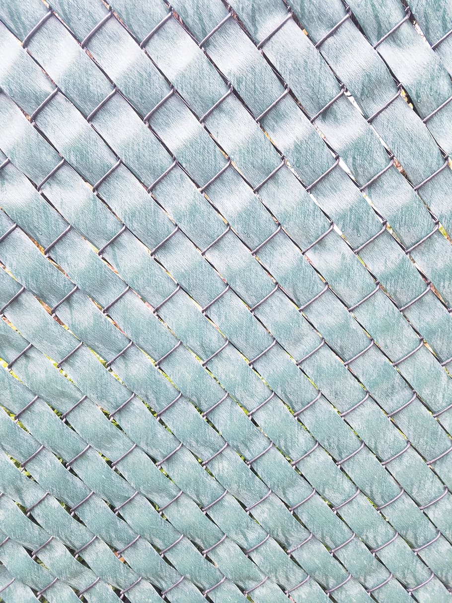 fence, weave, blue, background, pattern, woven, outdoor, design, texture, full frame