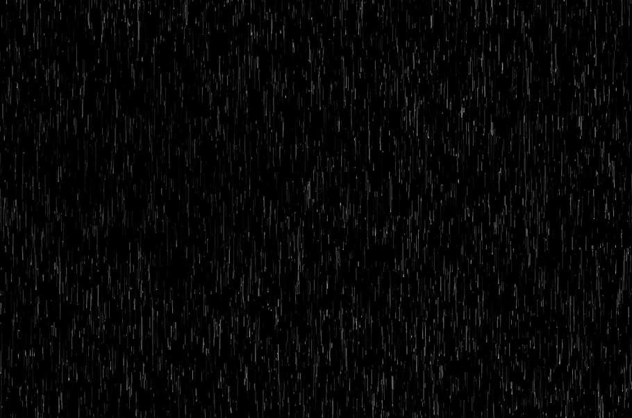 rain drop, rain, falling, black, effect, dark, surface, pouring, wet, white