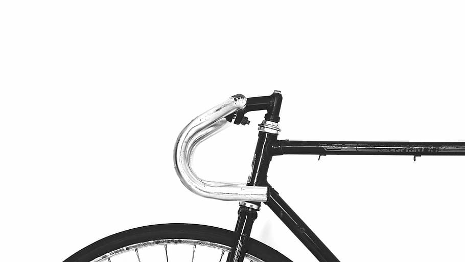 black bicycle, bicycle, black and white, black, bike, white, wheel, vintage, retro, old