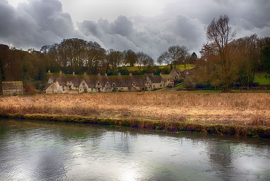 cotswolds, village, english, england, uk, countryside, building, architecture, old, landscape