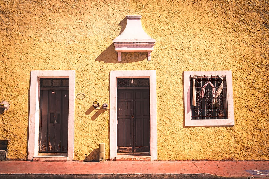 mexico, valladolid, yucatan, street, america, old, city, culture, travel, place