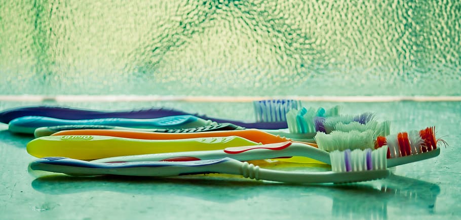 pile of toothbrushes, toothbrush, dental care, hygiene, health, mouth, healthy, dentist, oral, clean