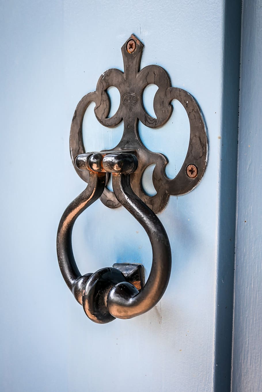 door knocker, the door, decoration, metal, retro, nostalgia, decorative, old, entrance, door