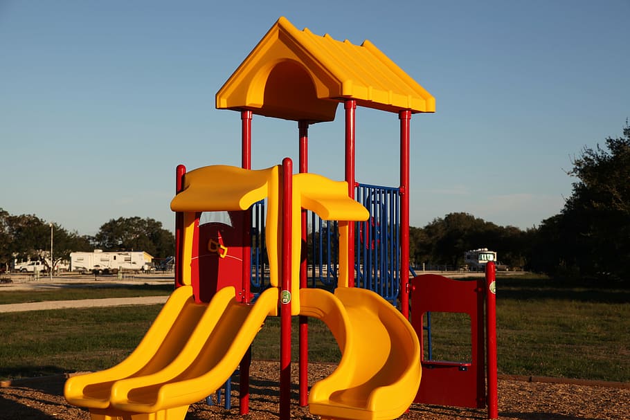 playground, slide, play, kids, fun, recreation, outdoor, leisure, playing, lifestyle