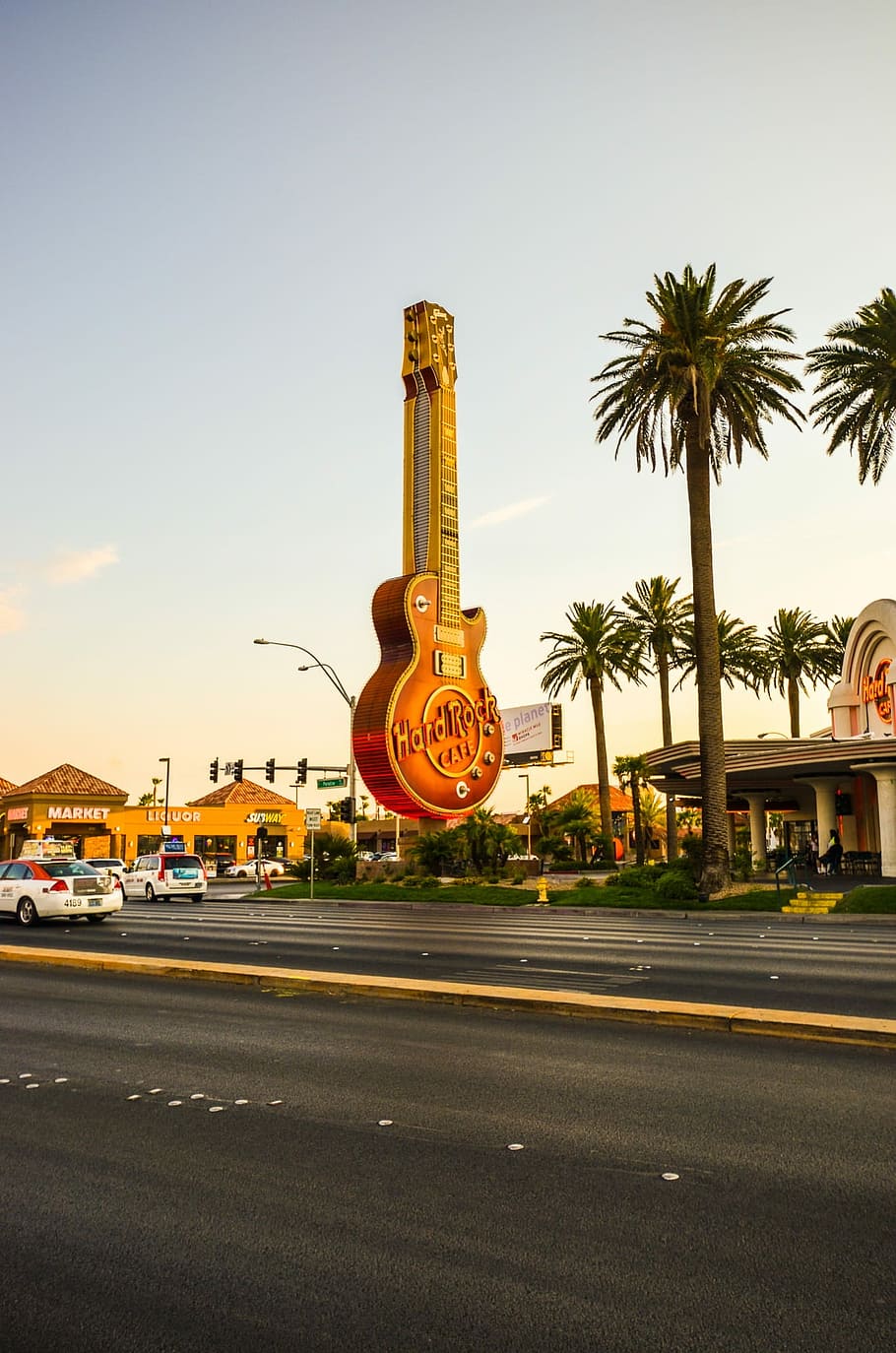 Las Vegas, Nevada, Cassino, Hard Rock Cafe, Sudoeste, EUA, América, Jogos de azar, escudo, guitarra