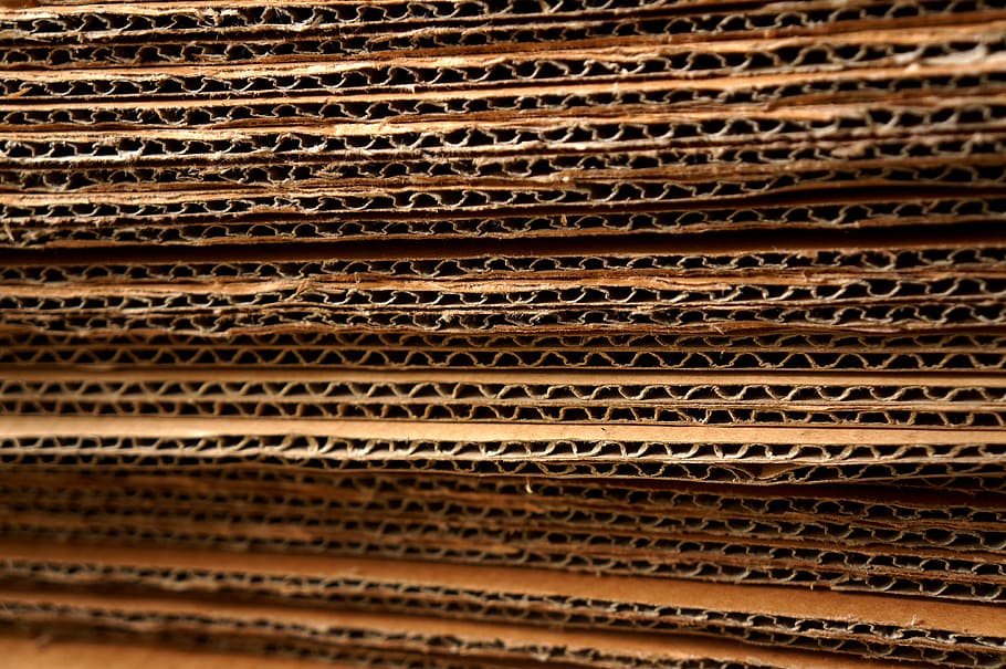 brown cardboard box, corrugated paper, carton, background, backgrounds, full frame, pattern, textured, brown, industry