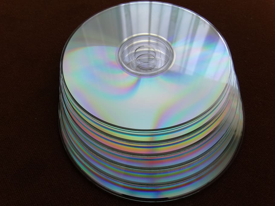 iridescent disc lot, cd, disk, floppy disk, computer, dVD, cD-ROM, compact Disc, data, technology