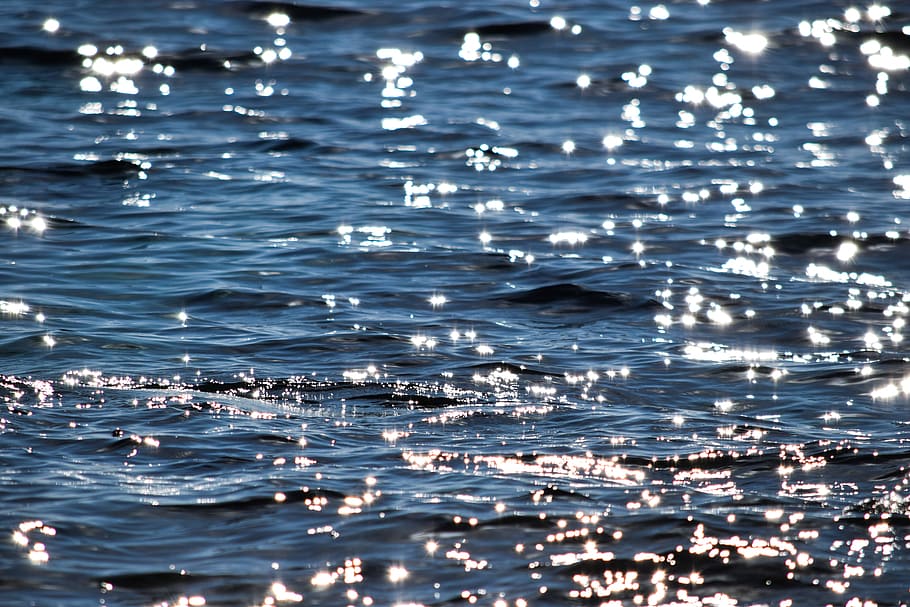 agua, reflexión, naturaleza, mar, chispa, luz solar, sol, brillante, chispeante, brillo