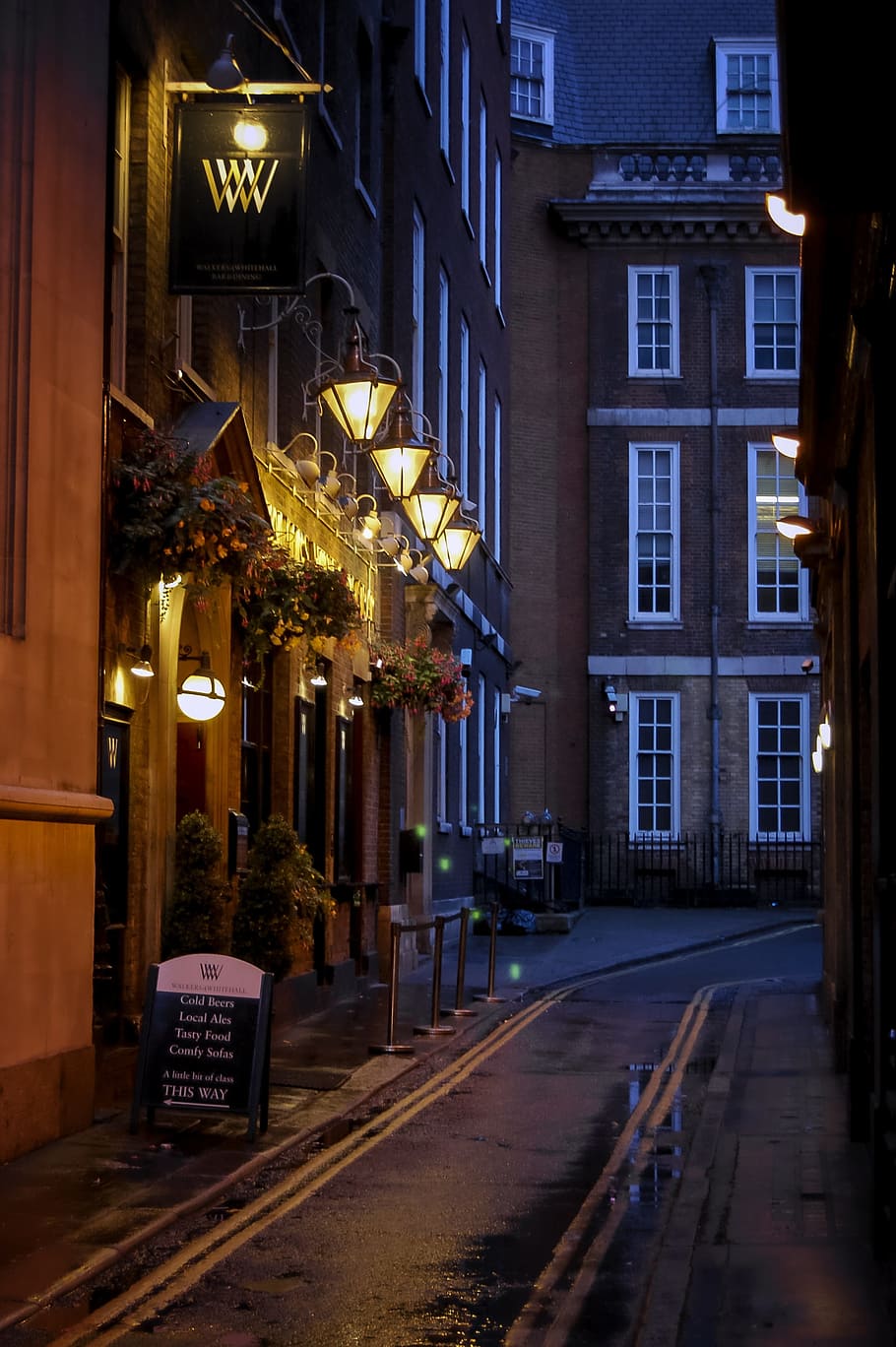 london, streets, lights, illuminated, architecture, building exterior, built structure, city, night, street
