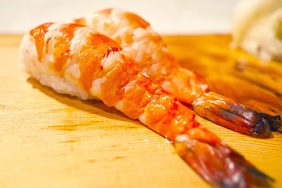 restaurant, diet, cuisine, japanese food, japan food, sushi, shrimp, food, delicious, gourmet
