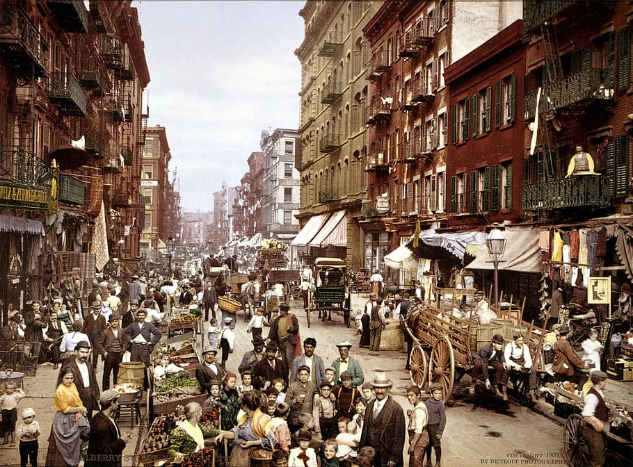 little, italy, manhattan, new, york, around, 1900., Little Italy, Manhattan, New York, historic
