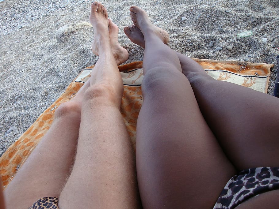 legs, skin, feet, beach, woman, man, black, white, love, relationship