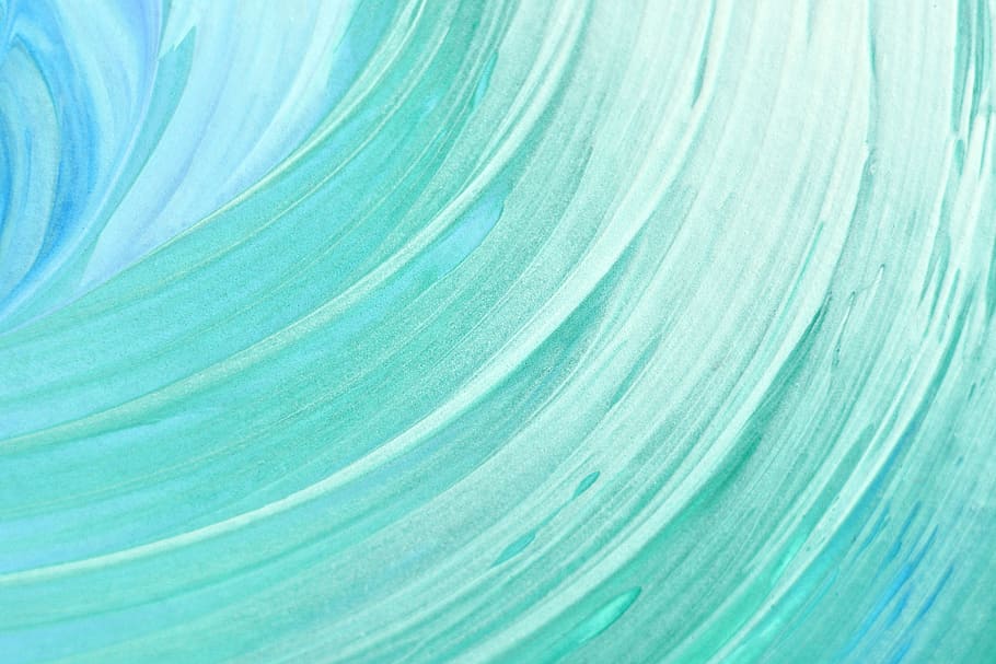 teal, white, wave, abstract, painting, blur, sinister, bug, texture, seawall