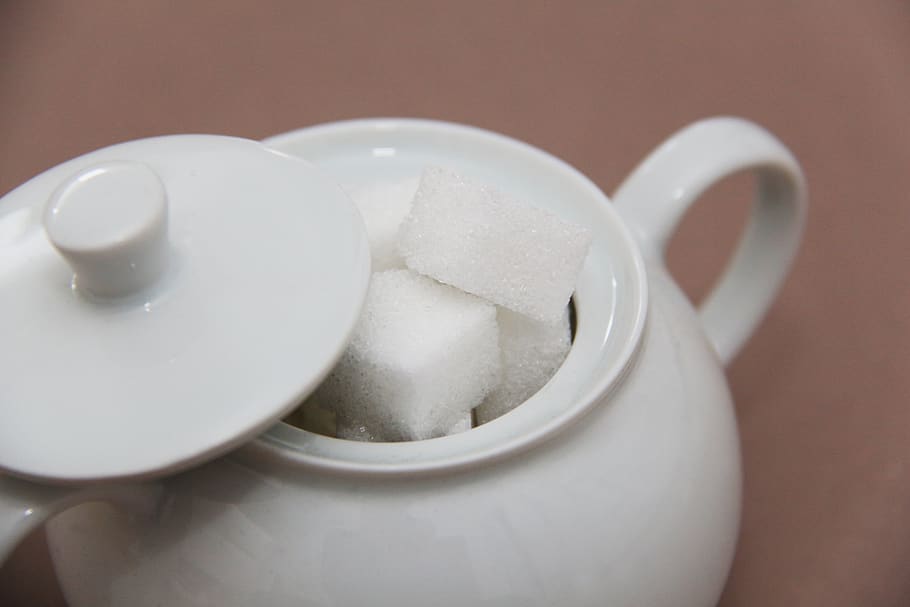 sugar bowl, sugar, sugar lumps, sugar pieces, sweet, sweeteners, food, benefit from, enjoy, unhealthy