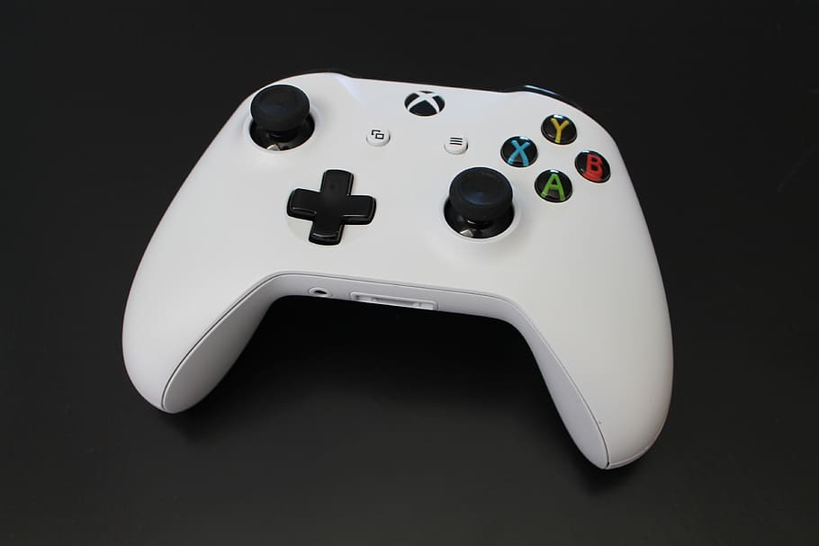 Xbox, consola, videojuegos, controlador, botón, joystick, joystick del juego, gamepad, tecnología, disparo de estudio
