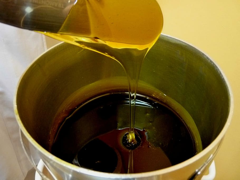 honey in bucket, Waxing, Hair Removal, Wax, Beauty, Woman, hair removal wax, food and drink, liquid, close-up