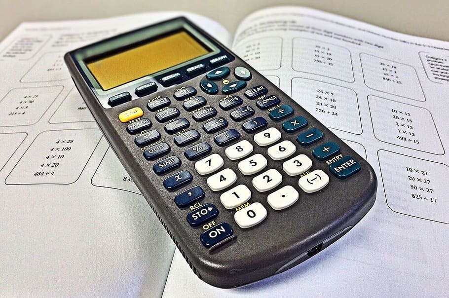 negro, calculadora gráfica de instrumentos de texas, Calculadora, Matemáticas, Educación, escuela, calcular, finanzas, negocios, ninguna gente