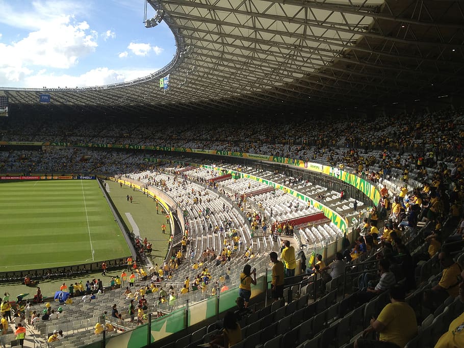 mineirão, confederations cup, belo horizonte, pampulha, braris vs uruguay, sport, crowd, group of people, stadium, large group of people - Pxfuel