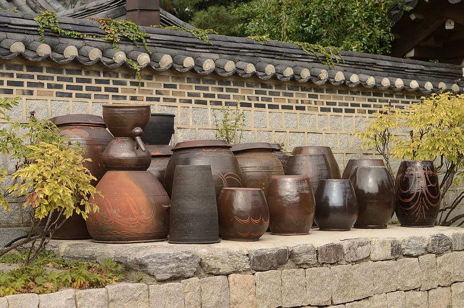 tradición, cilindro de encurtidos, nacional de corea, planta, arquitectura, nadie, día, contenedor, naturaleza, cilindro