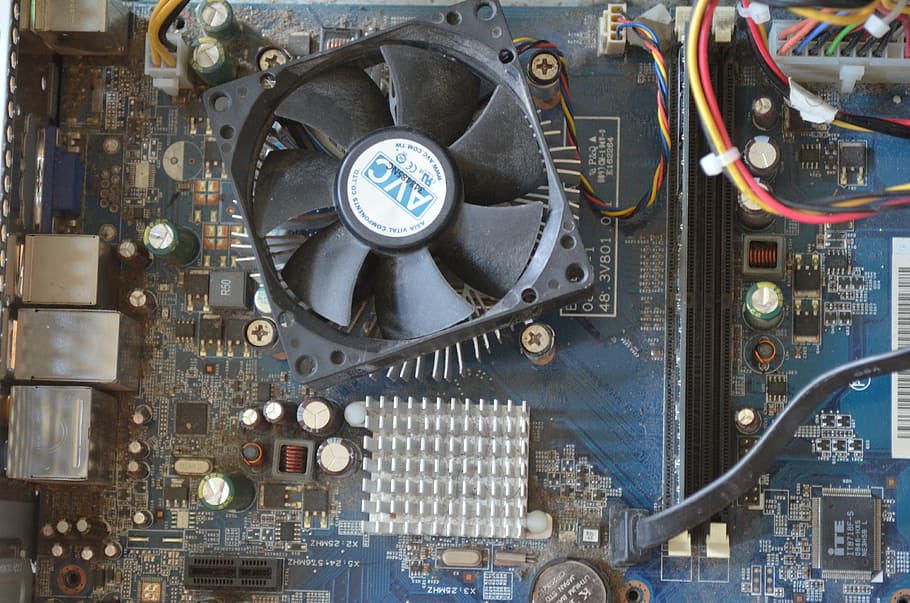 motherboard, cpu, fan, hardware, system, circuit, board, computer, technology, electronics industry