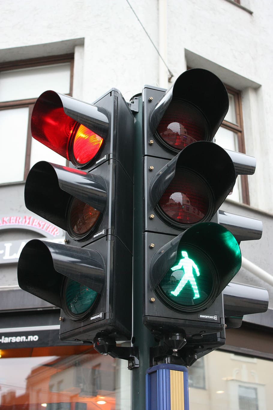 Luces, tráfico, luz, señal, semáforos, señal luminosa, semáforo, luz roja, color verde, aire libre