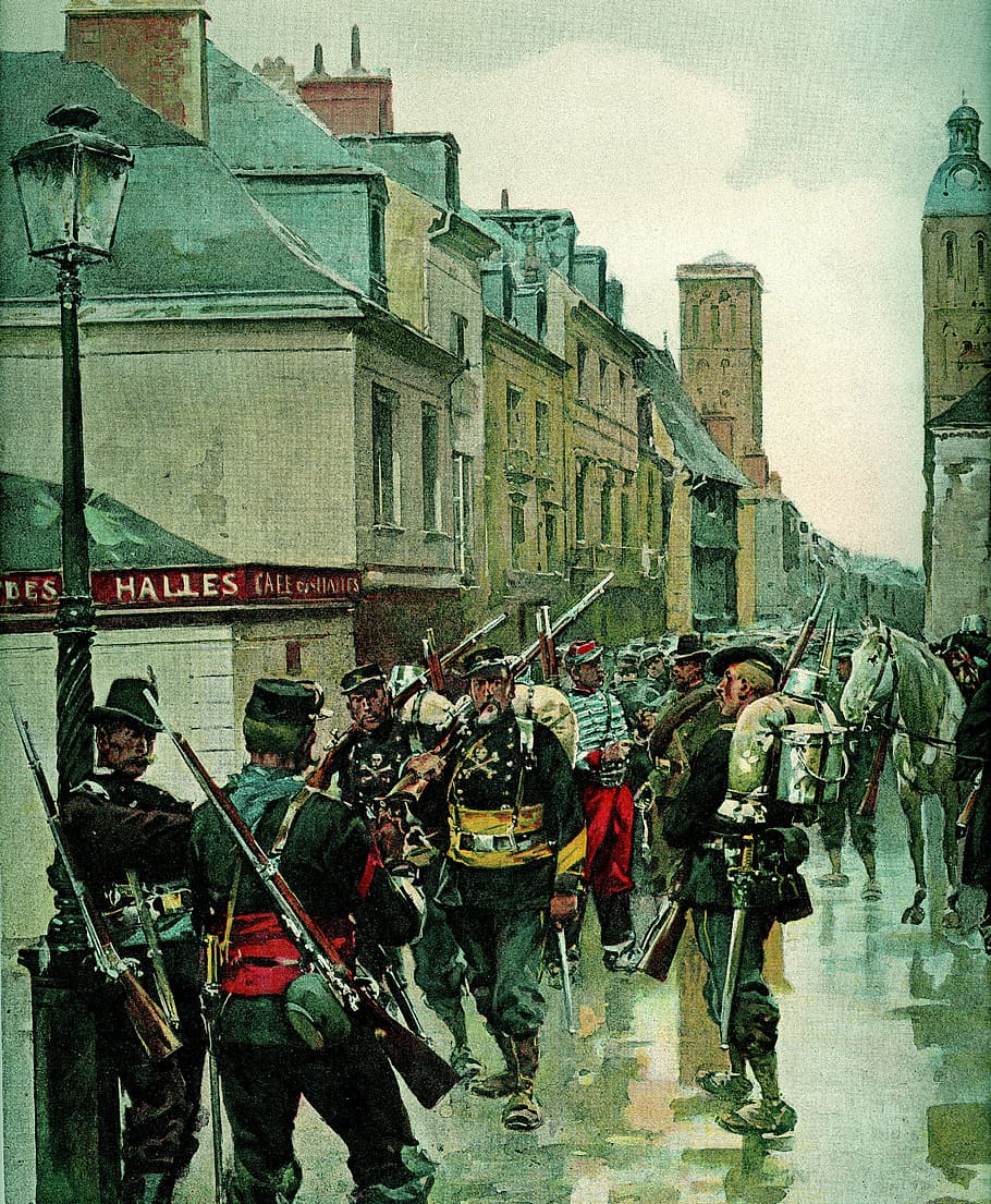 franco-prussian war, tours, Franco-Prussian War, Tours, army of the loire, mobile, snipers, 1870, touraine, table, people