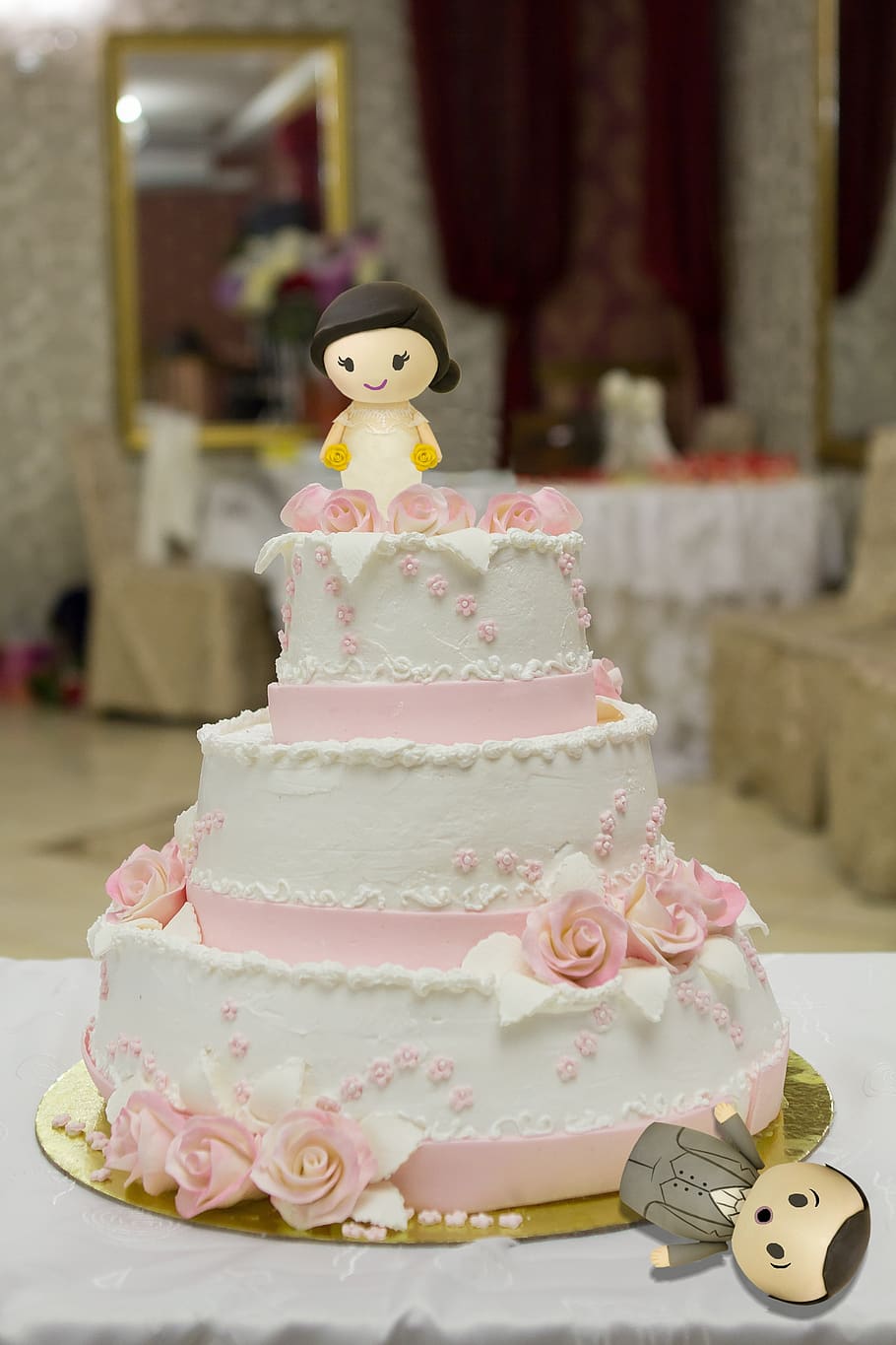 wedding, marriage, cake, wife, husband, spouse, bride, groom, bridegroom, cancel