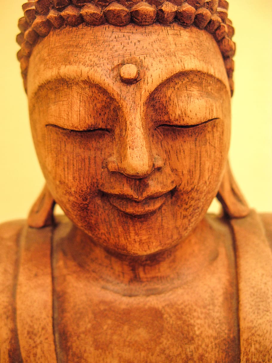 Buda, estátua, budismo, meditação, leste, zen, relaxamento, religião, escultura, rosto humano