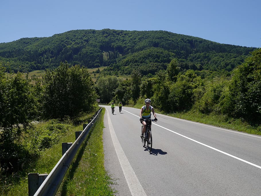 slovakia, mountains, cyklo, path, strážov mountains, bike, transportation, sport, bicycle, plant
